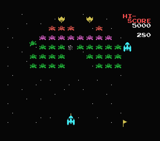 Galaxian screenshot 2 for MSX